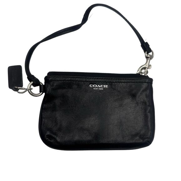 Vintage - Coach Leatherware Est. 1941 Black Leather Wristlet - Picture 12 of 13